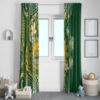 Cook Islands 15 Finest Window Curtain Plumeria Polynesian Turtle LT05 - Polynesian Pride