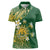 Cook Islands 15 Finest Women Polo Shirt Plumeria Polynesian Turtle