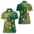 Cook Islands 15 Finest Women Polo Shirt Plumeria Polynesian Turtle