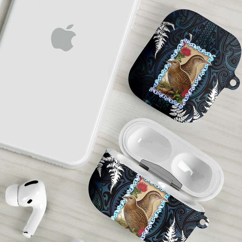 New Zealand Weka AirPods Case Maori Hen Koru Pattern LT05 - Polynesian Pride