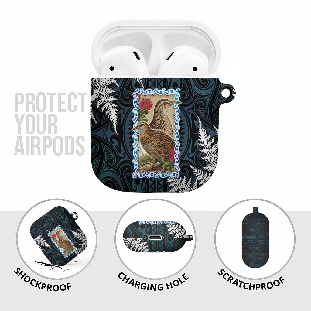 New Zealand Weka AirPods Case Maori Hen Koru Pattern LT05 - Polynesian Pride