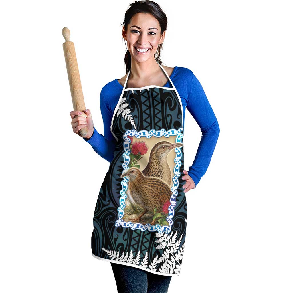 New Zealand Weka Apron Maori Hen Koru Pattern LT05 - Polynesian Pride