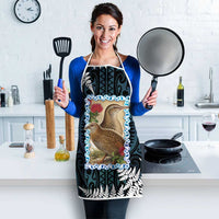 New Zealand Weka Apron Maori Hen Koru Pattern LT05 - Polynesian Pride