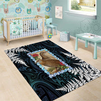 New Zealand Weka Area Rug Maori Hen Koru Pattern LT05 - Polynesian Pride