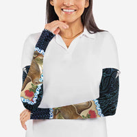 New Zealand Weka Arm Sleeves Maori Hen Koru Pattern LT05 - Polynesian Pride
