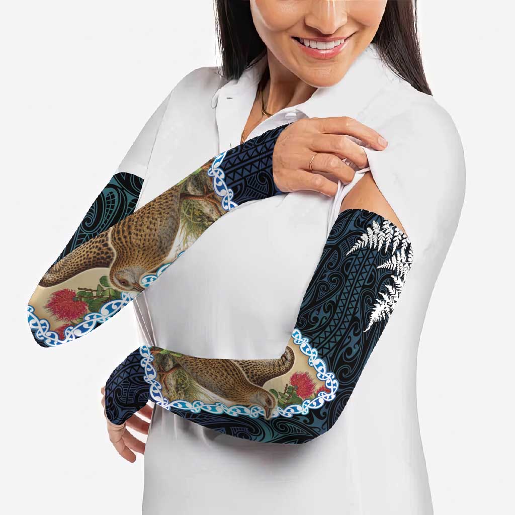 New Zealand Weka Arm Sleeves Maori Hen Koru Pattern LT05 - Polynesian Pride