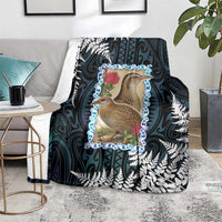 New Zealand Weka Blanket Maori Hen Koru Pattern LT05 - Polynesian Pride