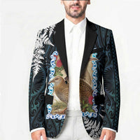 New Zealand Weka Blazer Maori Hen Koru Pattern LT05 - Polynesian Pride