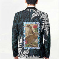 New Zealand Weka Blazer Maori Hen Koru Pattern LT05 - Polynesian Pride