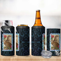 New Zealand Weka 4 in 1 Can Cooler Tumbler Maori Hen Koru Pattern LT05 - Polynesian Pride
