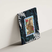 New Zealand Weka Canvas Wall Art Maori Hen Koru Pattern LT05 - Polynesian Pride