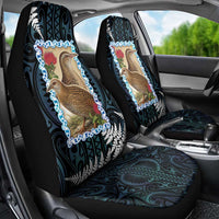 New Zealand Weka Car Seat Cover Maori Hen Koru Pattern LT05 - Polynesian Pride