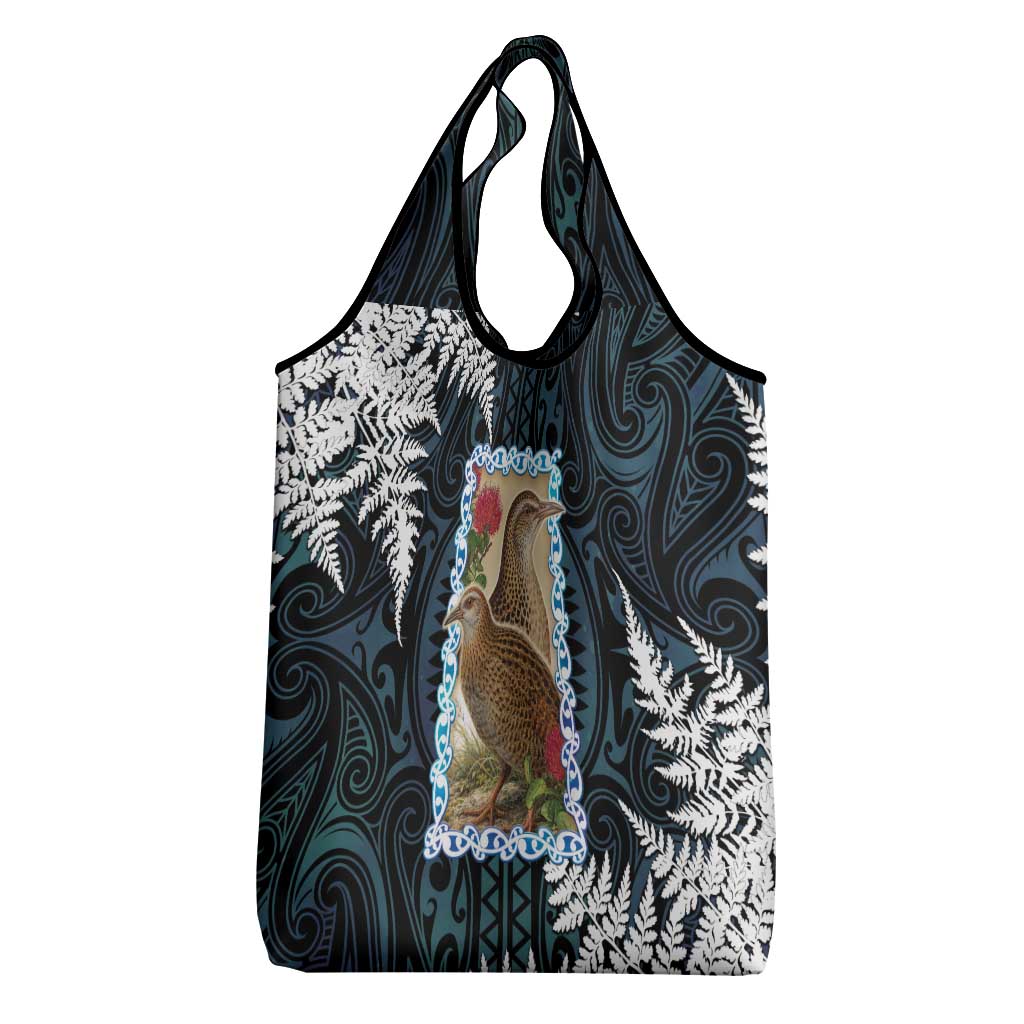 New Zealand Weka Grocery Bag Maori Hen Koru Pattern LT05 - Polynesian Pride