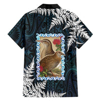New Zealand Weka Hawaiian Shirt Maori Hen Koru Pattern - Polynesian Pride