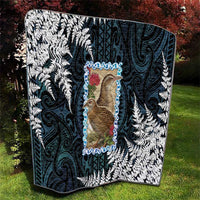 New Zealand Weka Quilt Maori Hen Koru Pattern - Polynesian Pride