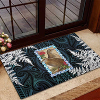 New Zealand Weka Rubber Doormat Maori Hen Koru Pattern LT05 - Polynesian Pride