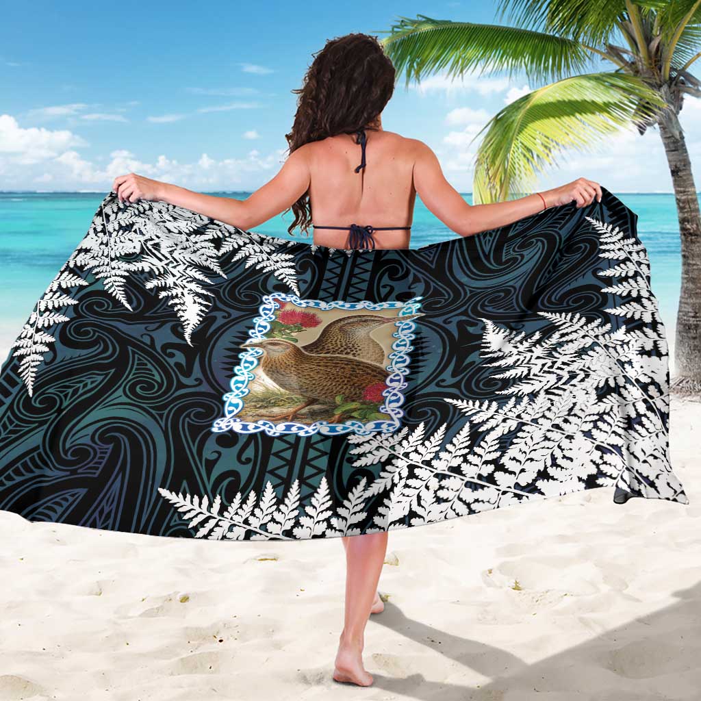 New Zealand Weka Sarong Maori Hen Koru Pattern - Polynesian Pride