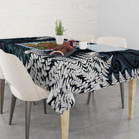 New Zealand Weka Tablecloth Maori Hen Koru Pattern LT05 - Polynesian Pride