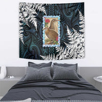 New Zealand Weka Tapestry Maori Hen Koru Pattern - Polynesian Pride