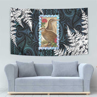 New Zealand Weka Tapestry Maori Hen Koru Pattern - Polynesian Pride