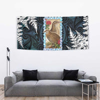New Zealand Weka Tapestry Maori Hen Koru Pattern - Polynesian Pride