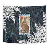 New Zealand Weka Tapestry Maori Hen Koru Pattern - Polynesian Pride