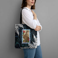 New Zealand Weka Tote Bag Maori Hen Koru Pattern LT05 - Polynesian Pride