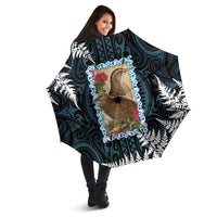 New Zealand Weka Umbrella Maori Hen Koru Pattern LT05 - Polynesian Pride