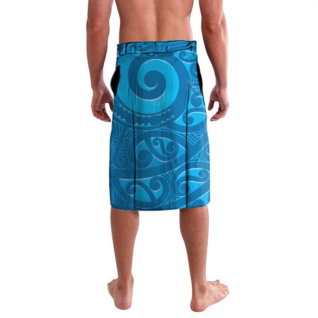 New Zealand Kokako Bird Lavalava Maori Koru With Kowhai Flowers LT05 - Polynesian Pride