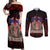 Australia And New Zealand ANZAC Day Couples Matching Off Shoulder Maxi Dress and Long Sleeve Button Shirt Soldiers Lest We Forget LT05 Red - Polynesian Pride