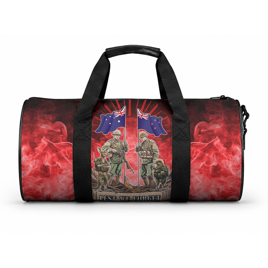 Australia And New Zealand ANZAC Day Duffle Bag Soldiers Lest We Forget