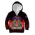 Australia And New Zealand ANZAC Day Kid Hoodie Soldiers Lest We Forget LT05 Zip Hoodie Red - Polynesian Pride