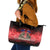 Australia And New Zealand ANZAC Day Leather Tote Bag Soldiers Lest We Forget LT05 Red - Polynesian Pride