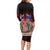 Australia And New Zealand ANZAC Day Long Sleeve Bodycon Dress Soldiers Lest We Forget LT05 - Polynesian Pride