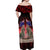 Australia And New Zealand ANZAC Day Off Shoulder Maxi Dress Soldiers Lest We Forget LT05 - Polynesian Pride