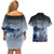 New Zealand ANZAC Day Couples Matching Off Shoulder Short Dress and Hawaiian Shirt HMNZS Achilles We Will Remember Them LT05 - Polynesian Pride