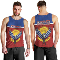 Kiribati 45th Independence Day Men Tank Top Lesser Frigatebird Tribal Pattern LT05 - Polynesian Pride
