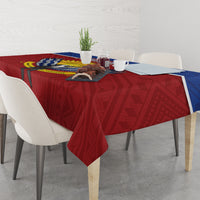Kiribati 45th Independence Day Tablecloth Lesser Frigatebird Tribal Pattern LT05 - Polynesian Pride