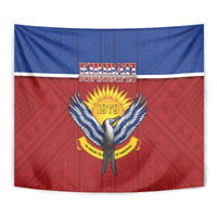 Kiribati 45th Independence Day Tapestry Lesser Frigatebird Tribal Pattern