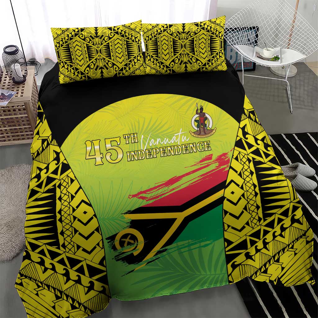 Vanuatu 45th Independence Bedding Set Special Style - Polynesian Pride