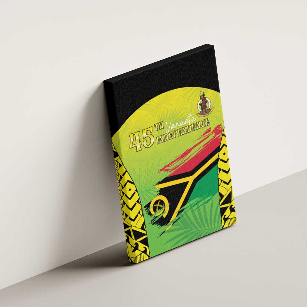 Vanuatu 45th Independence Canvas Wall Art Special Style LT05 - Polynesian Pride