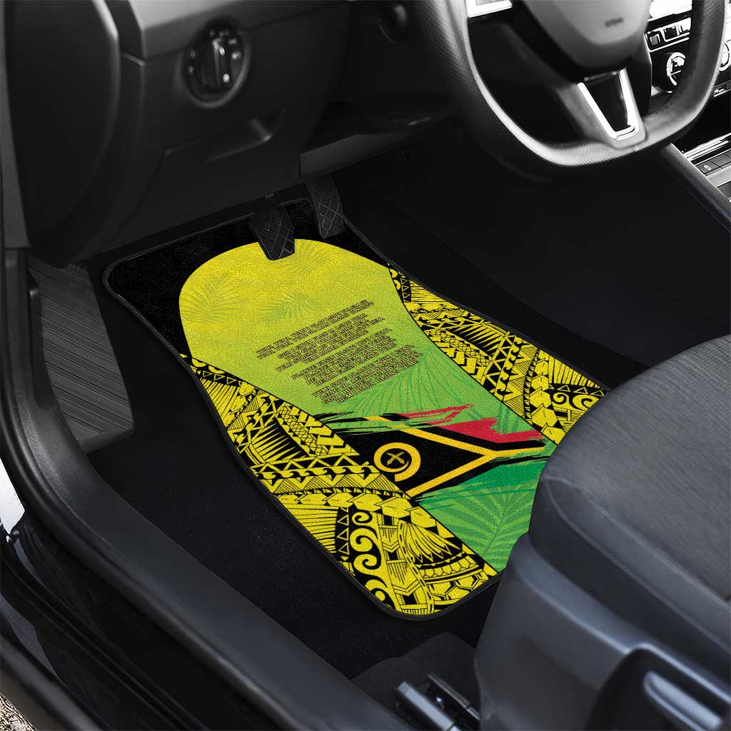 Vanuatu 45th Independence Car Mats Special Style LT05 - Polynesian Pride