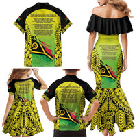 Vanuatu 46th Independence Family Matching Mermaid Dress and Hawaiian Shirt Special Style LT05 - Polynesian Pride