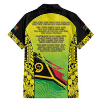 Vanuatu 45th Independence Family Matching Off Shoulder Maxi Dress and Hawaiian Shirt Special Style LT05 - Polynesian Pride