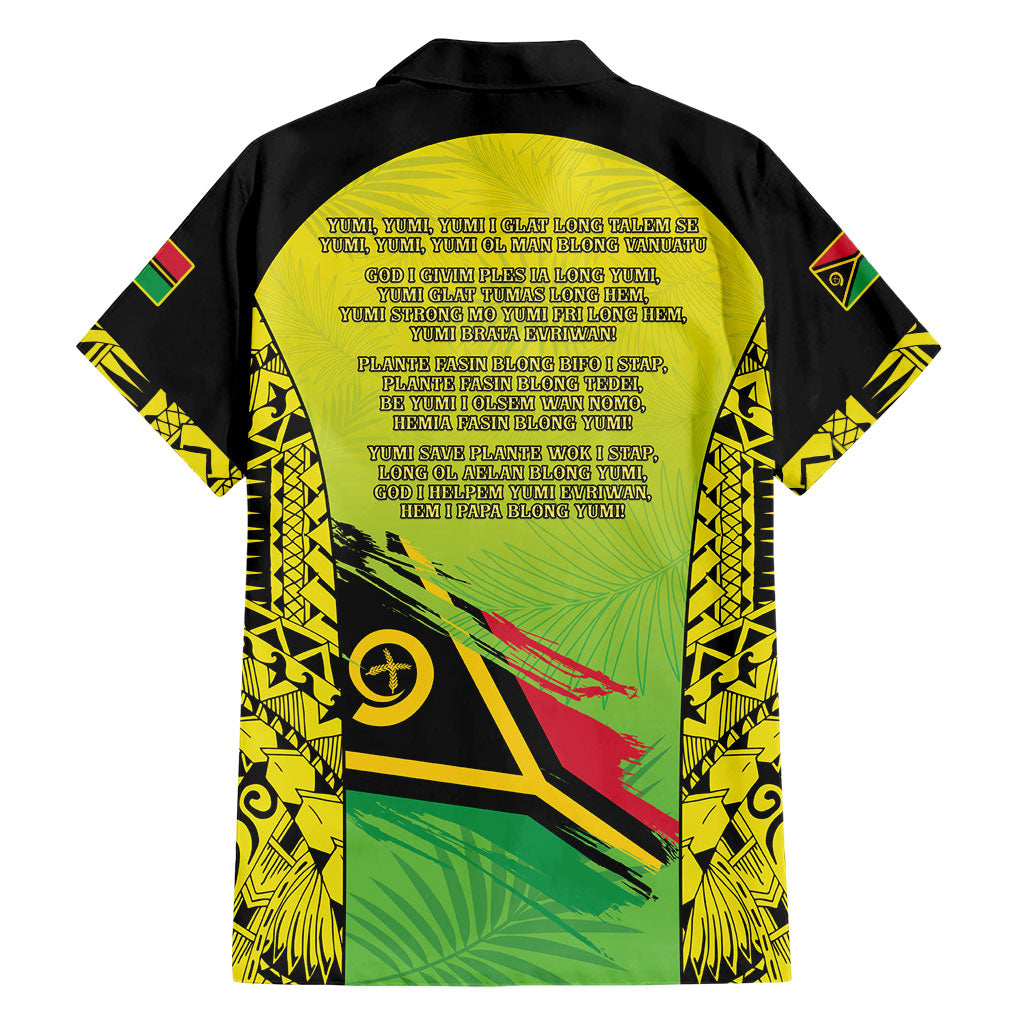 Vanuatu 46th Independence Family Matching Off Shoulder Short Dress and Hawaiian Shirt Special Style LT05 - Polynesian Pride
