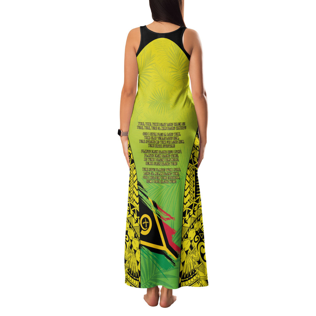 Vanuatu 46th Independence Family Matching Tank Maxi Dress and Hawaiian Shirt Special Style LT05 - Polynesian Pride