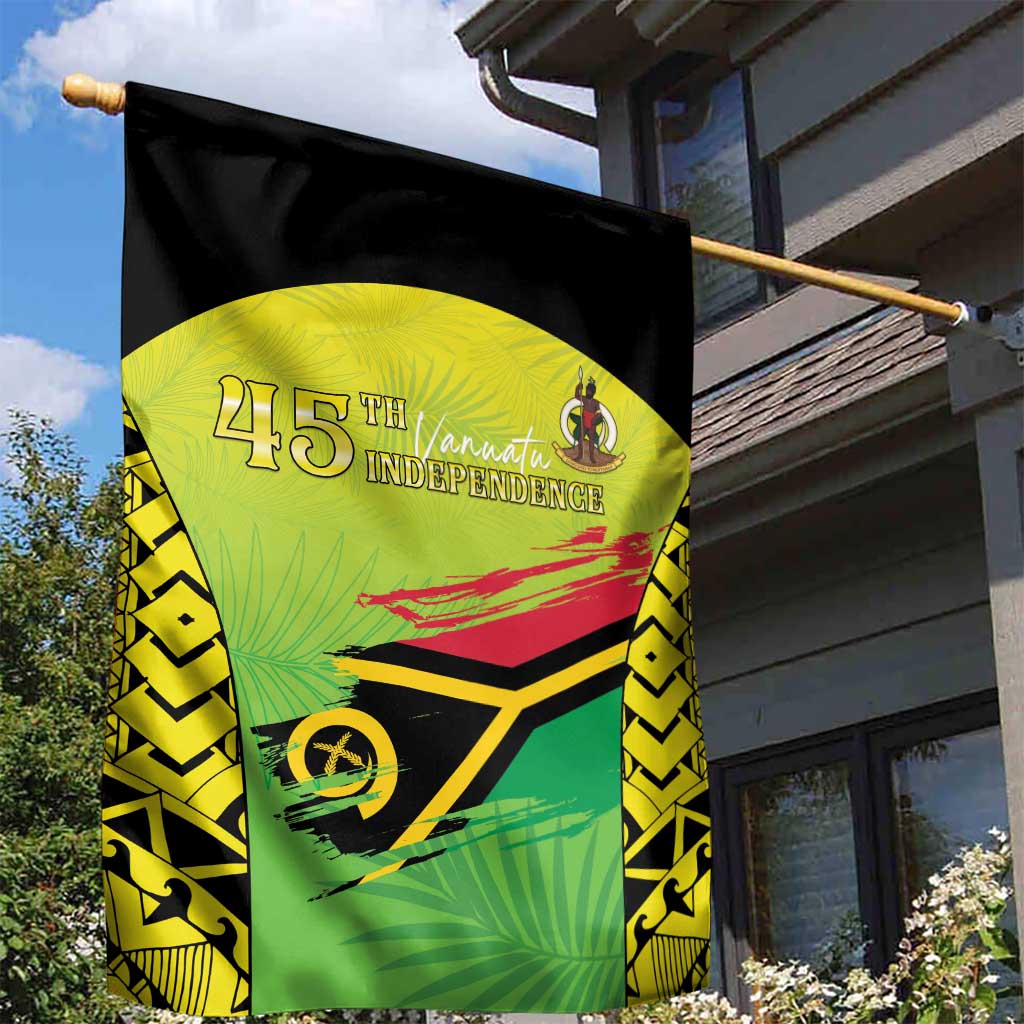Vanuatu 45th Independence Garden Flag Special Style - Polynesian Pride