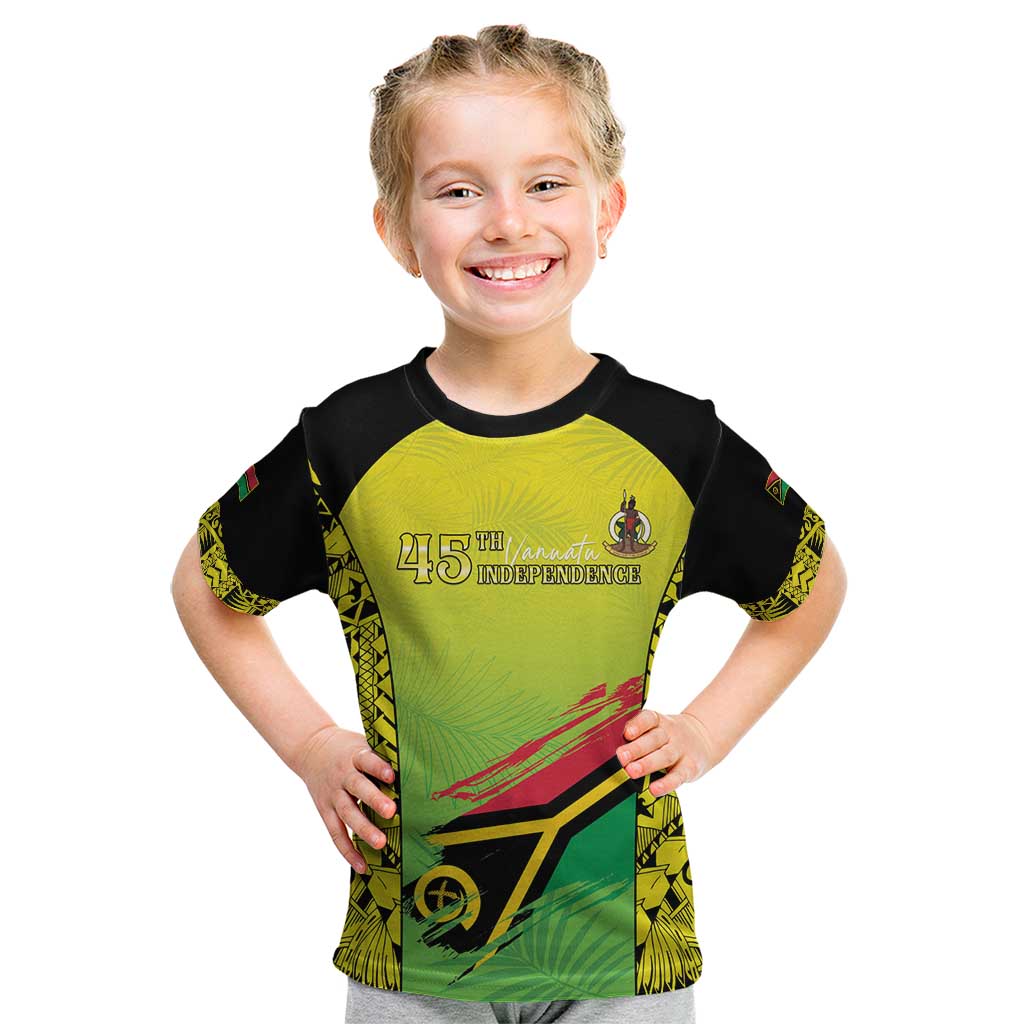 Vanuatu 45th Independence Kid T Shirt Special Style - Polynesian Pride