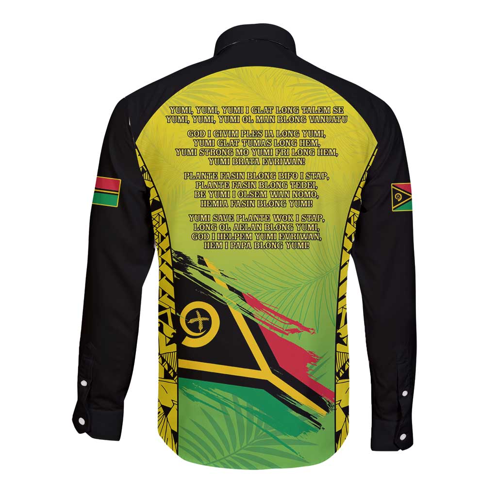 Vanuatu 45th Independence Long Sleeve Button Shirt Special Style LT05 - Polynesian Pride