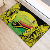 Vanuatu 45th Independence Rubber Doormat Special Style LT05 - Polynesian Pride